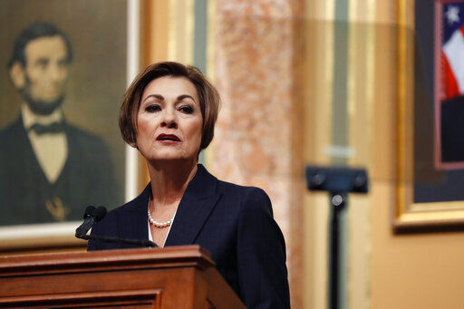 Iowa governor calls for sales tax increase, other tax cuts